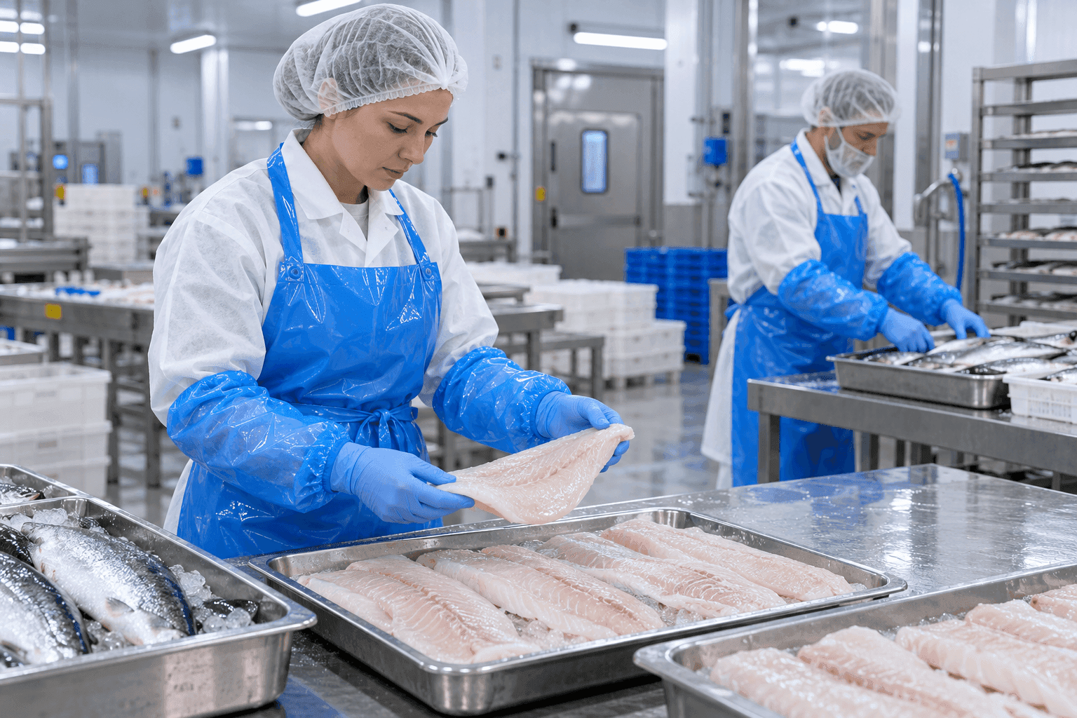 Одноразовая одежда для мясо- и рыбопереработки