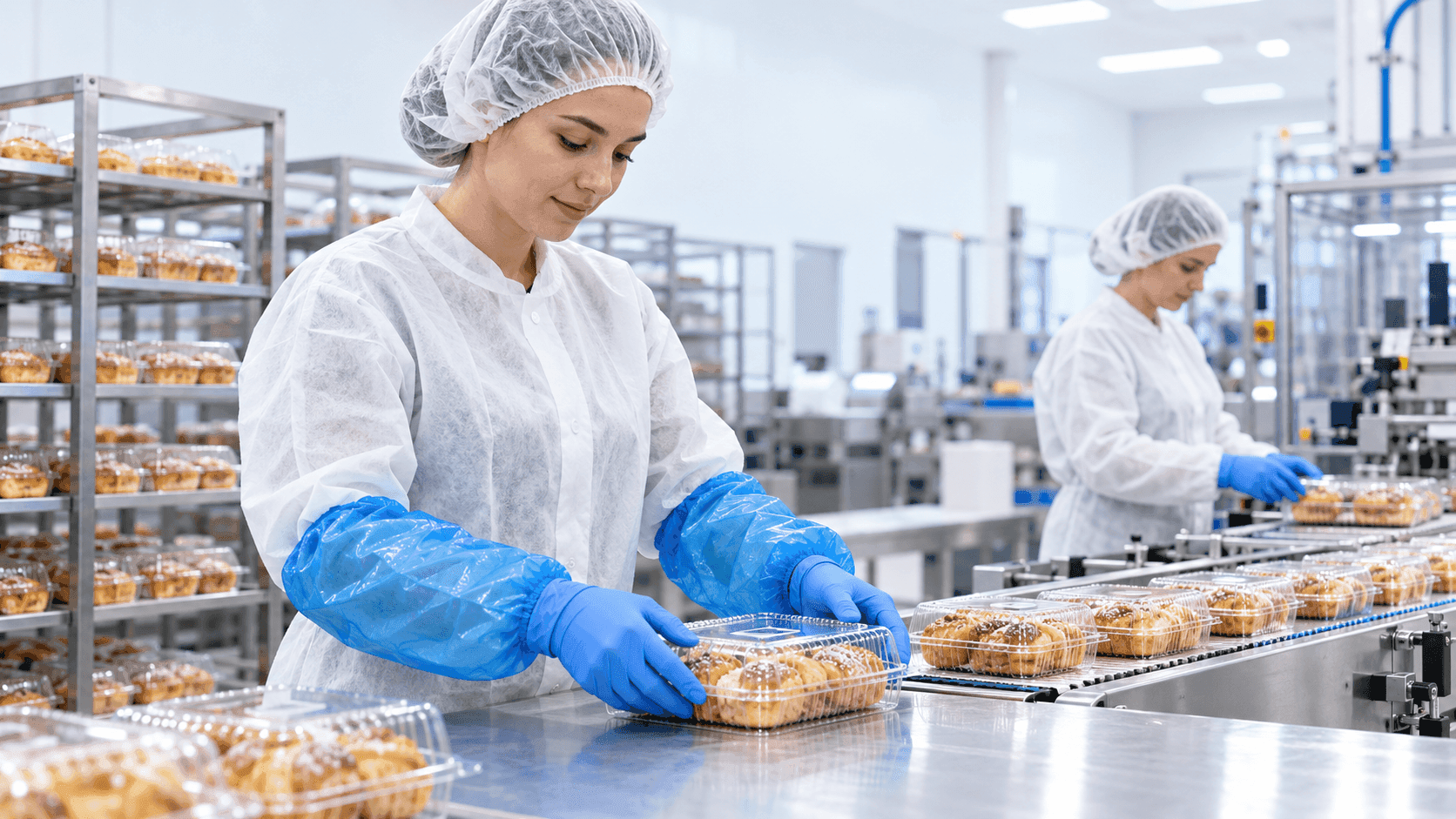 Одноразовая одежда для фасовки пищевой продукции